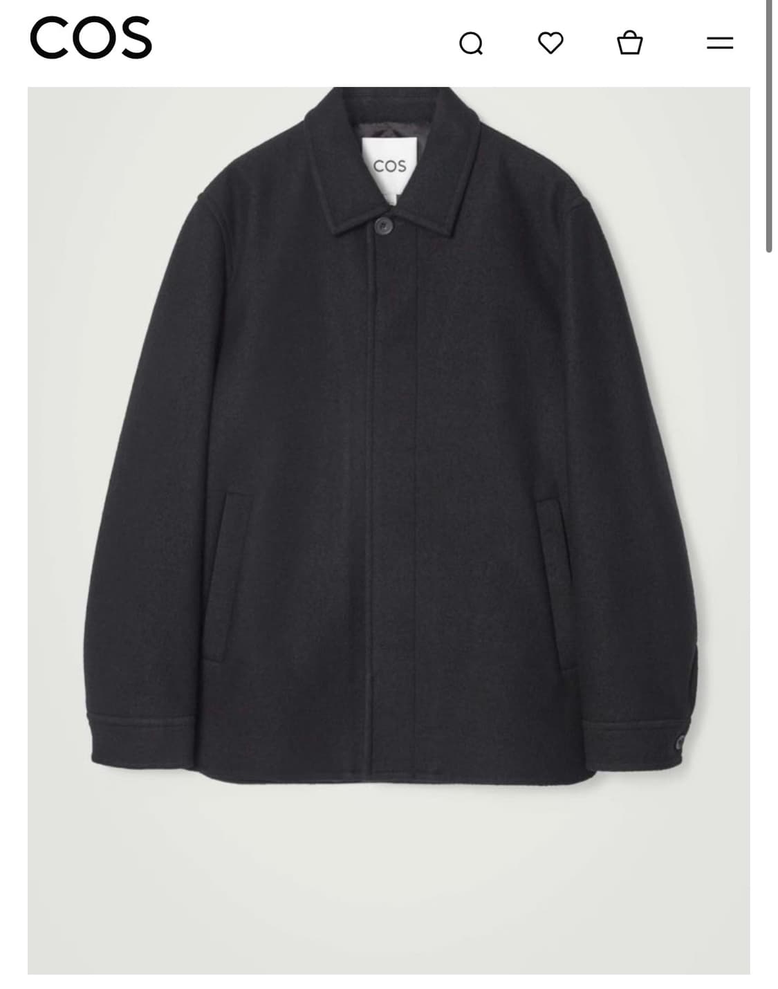 cos 펠트 울 재킷 상품이미지1