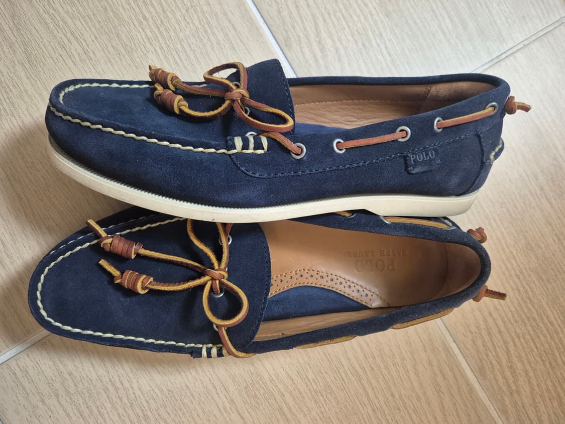 폴로 랄프로렌 네이비 스웨이드 보트 슈즈 상품이미지5