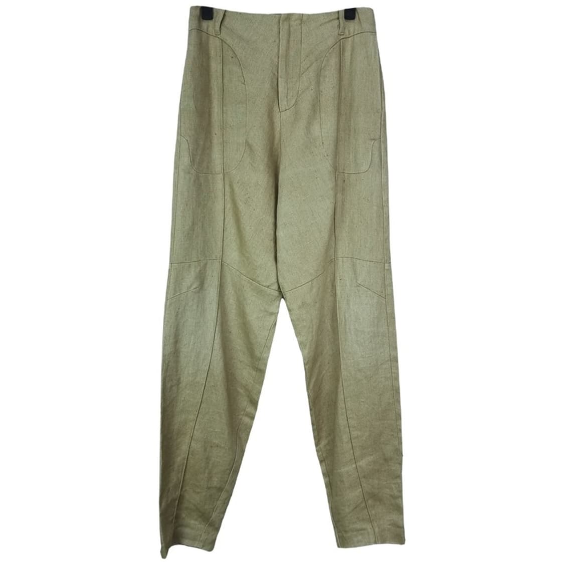 [베자스] 하이웨스트 베기핏 린넨 팬츠 M17849 상품이미지2