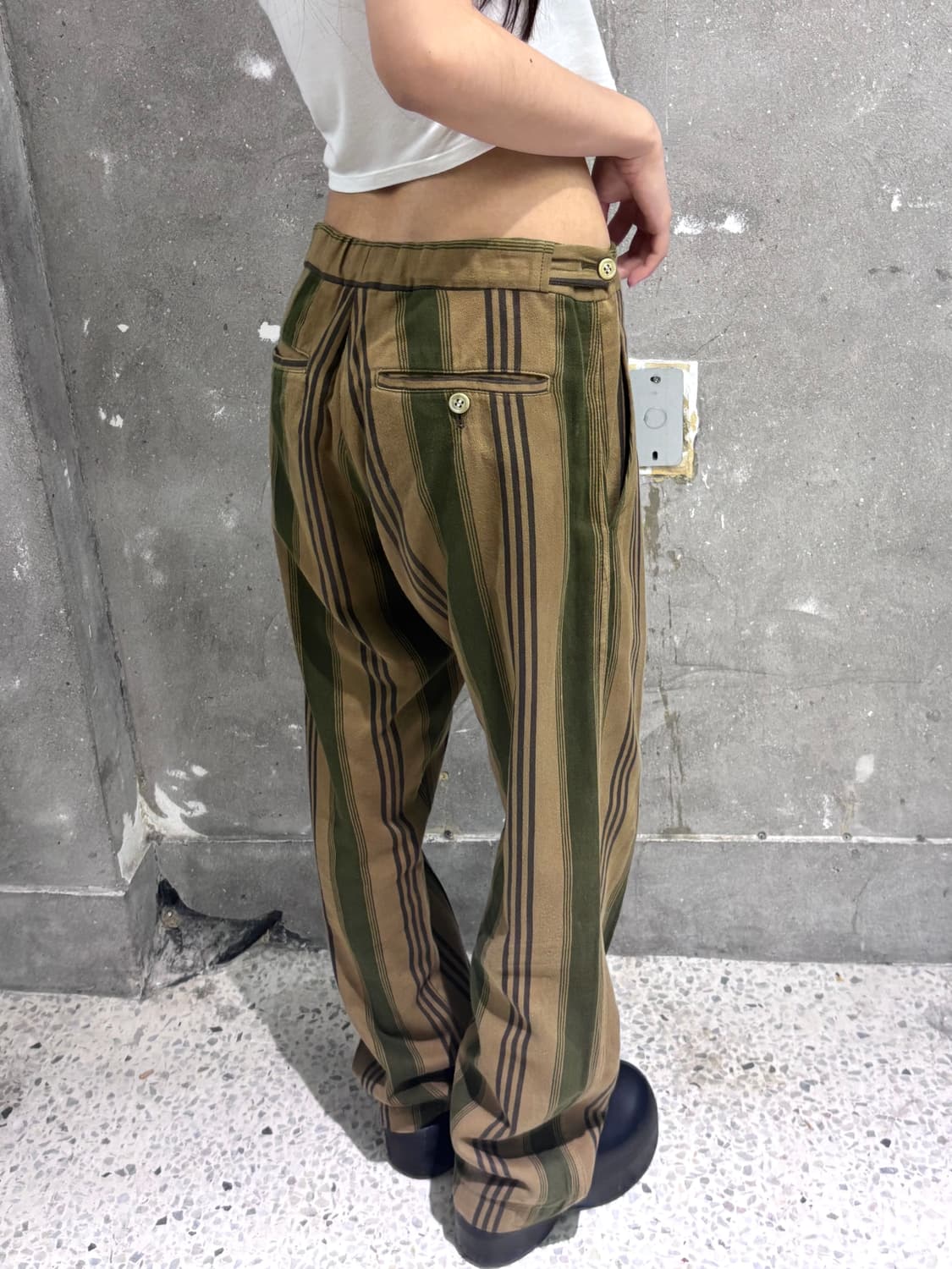 CDG 꼼데가르송 옴므 플러스 1997s 스트라이프 팬츠 상품이미지2