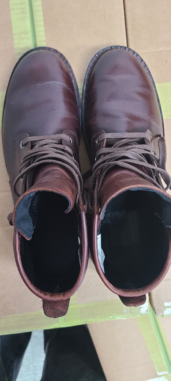 Danner Wolf Creek Chukka 다크 브라운 가죽 부츠입니다 상품이미지3