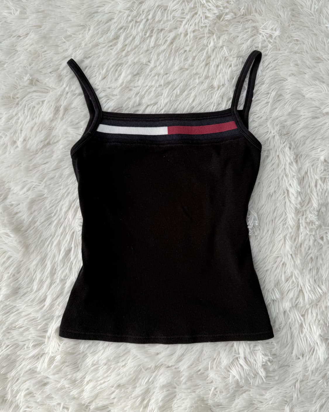 타미 힐피거 빈티지 베이직 블랙 슬리브리스 나시 상품이미지1