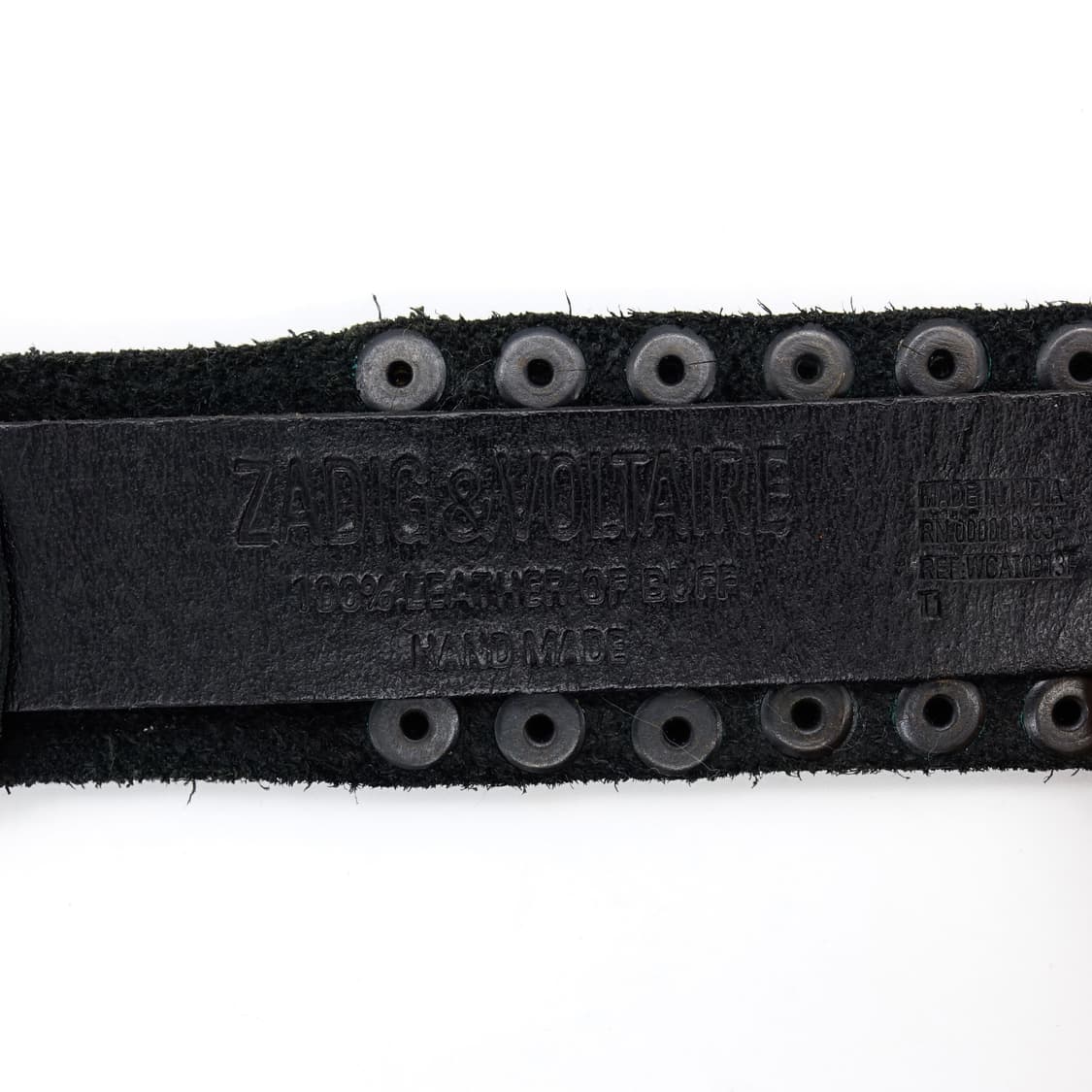 ZADIG&VOLTAIRE 쟈딕앤볼테르 블랙 스퀘어 스터드 벨트 상품이미지8