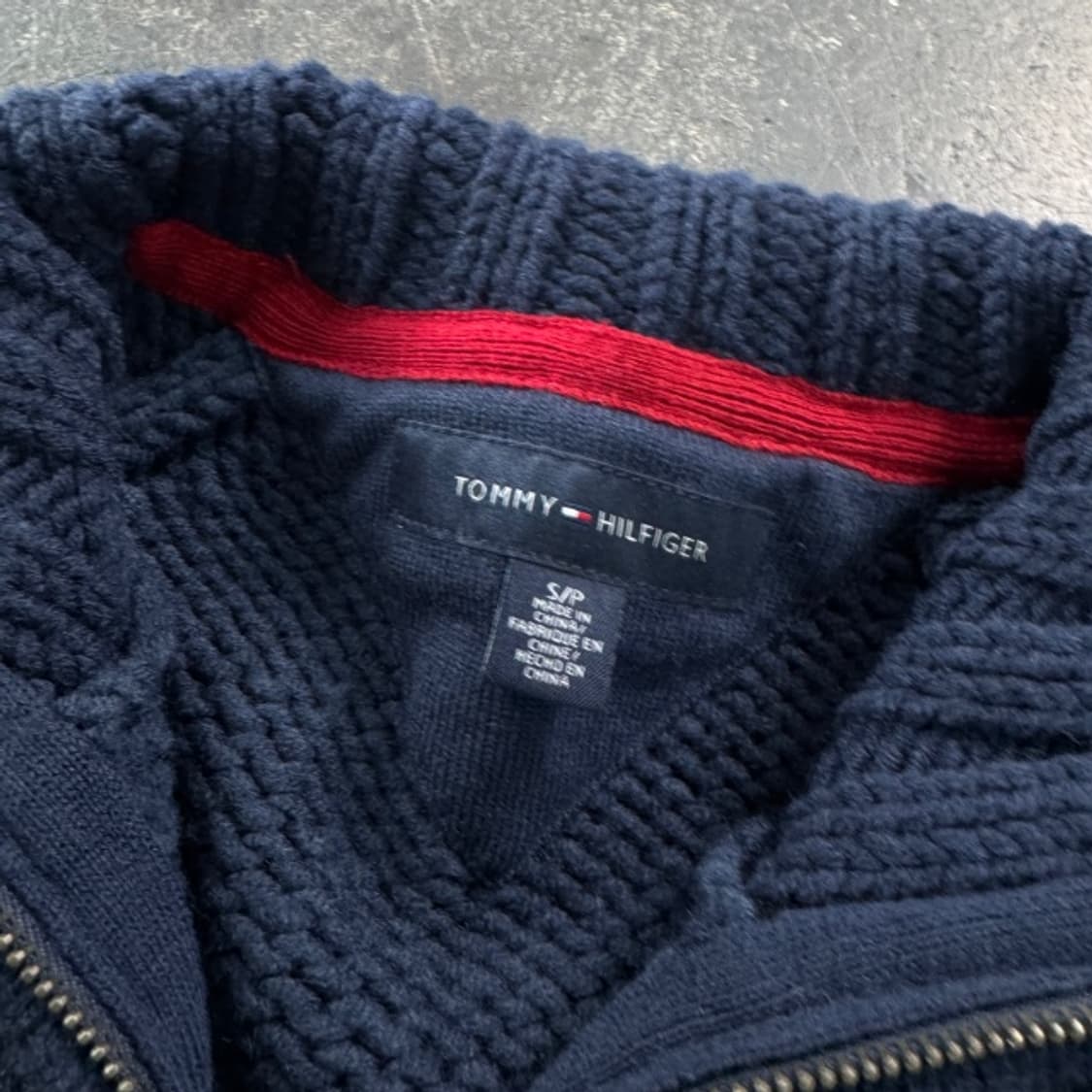 95 타미힐피거 니트집업 상품이미지3
