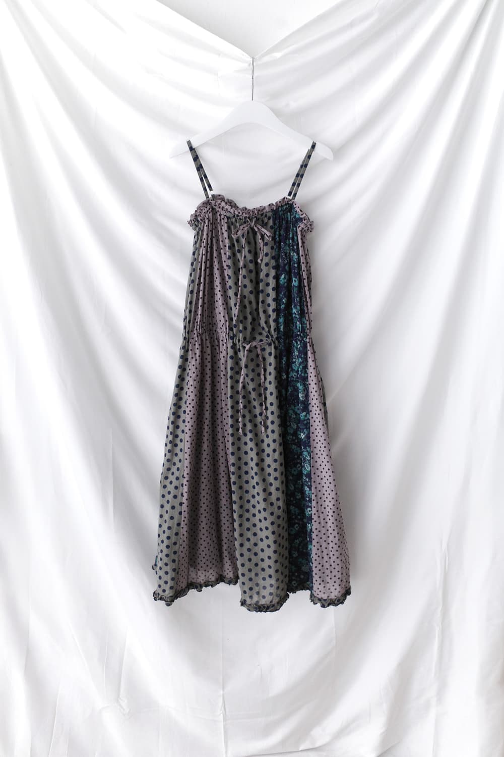 dot flower sleeveless one-piece 상품이미지1