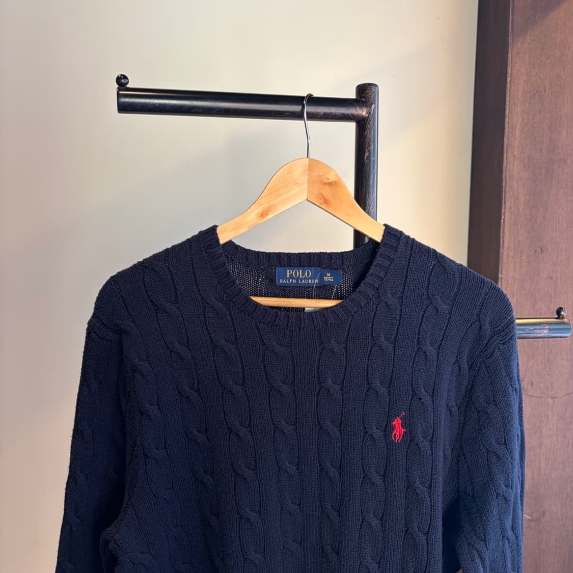 15586 - 폴로 랄프로렌 네이비 케이블 니트 상품이미지1