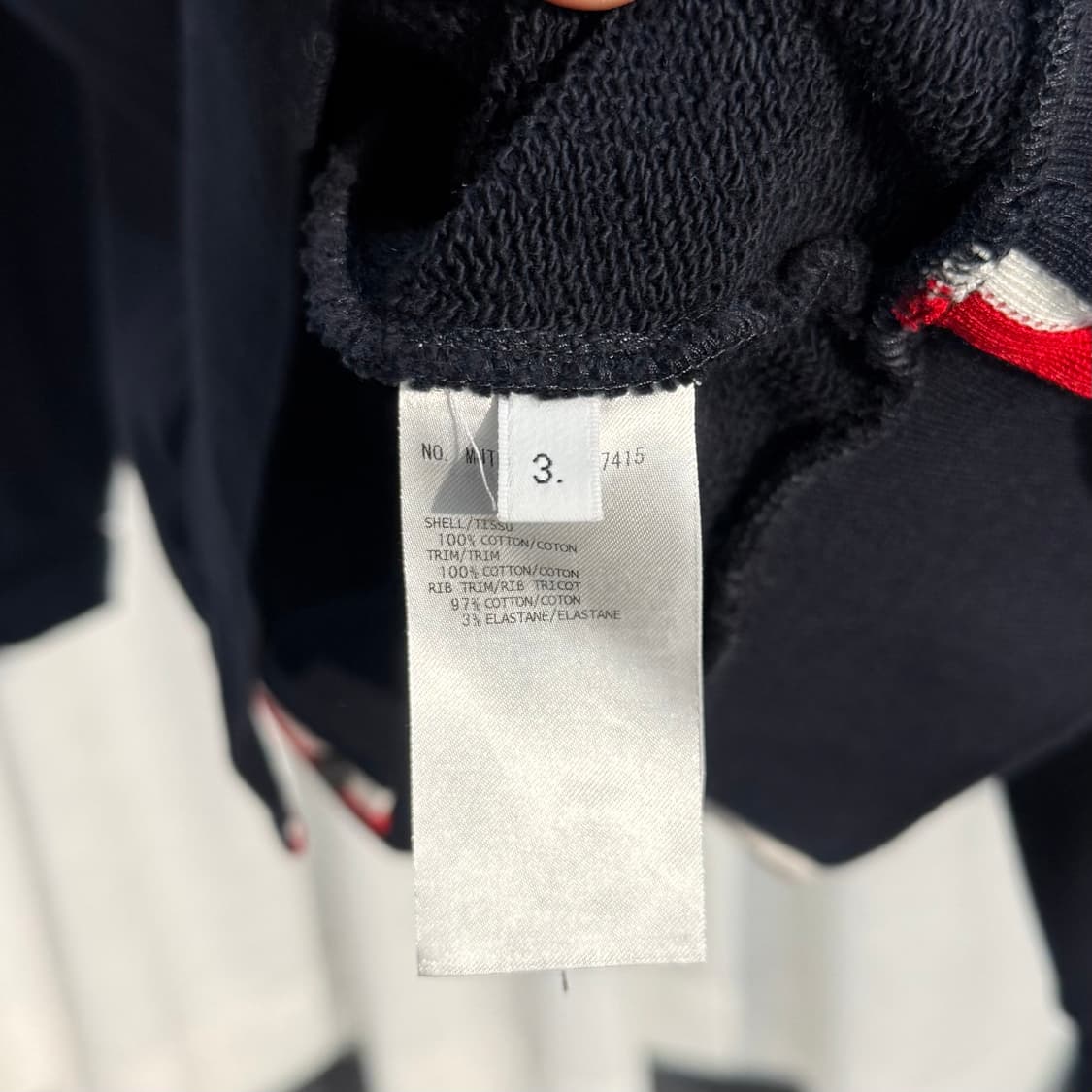 (3) 톰브라운 백삼선 맨투맨 상품이미지5