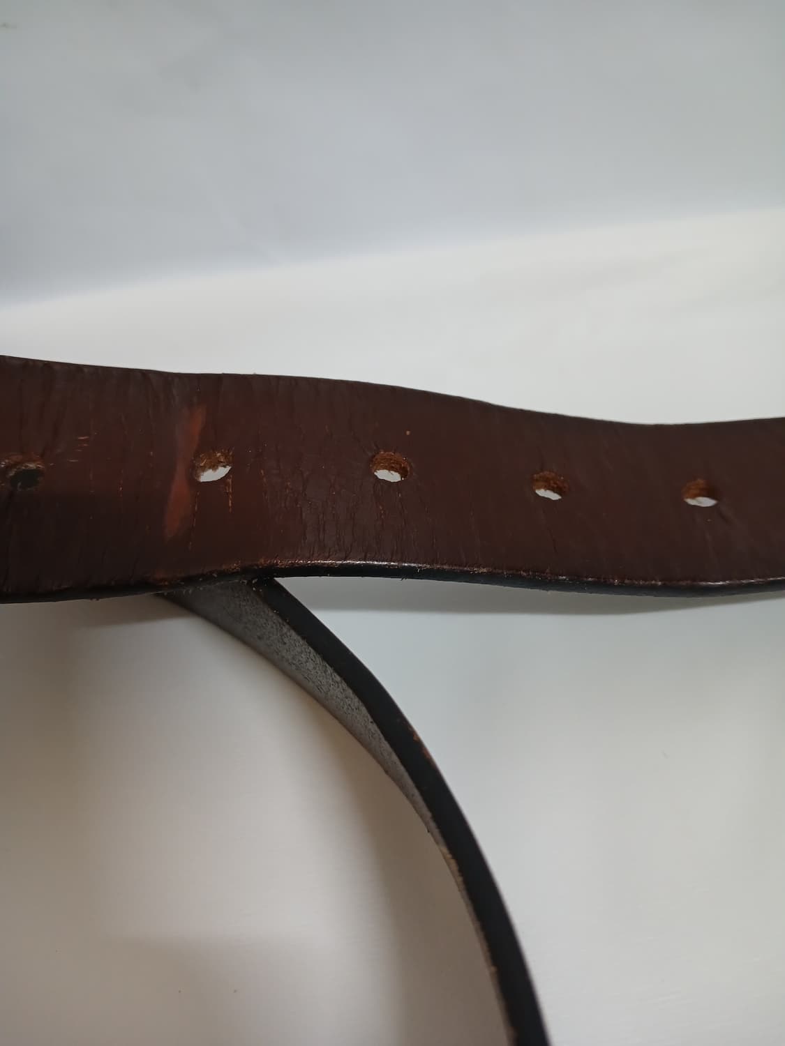 (34)리바이스 가죽벨트 브라운 상품이미지4