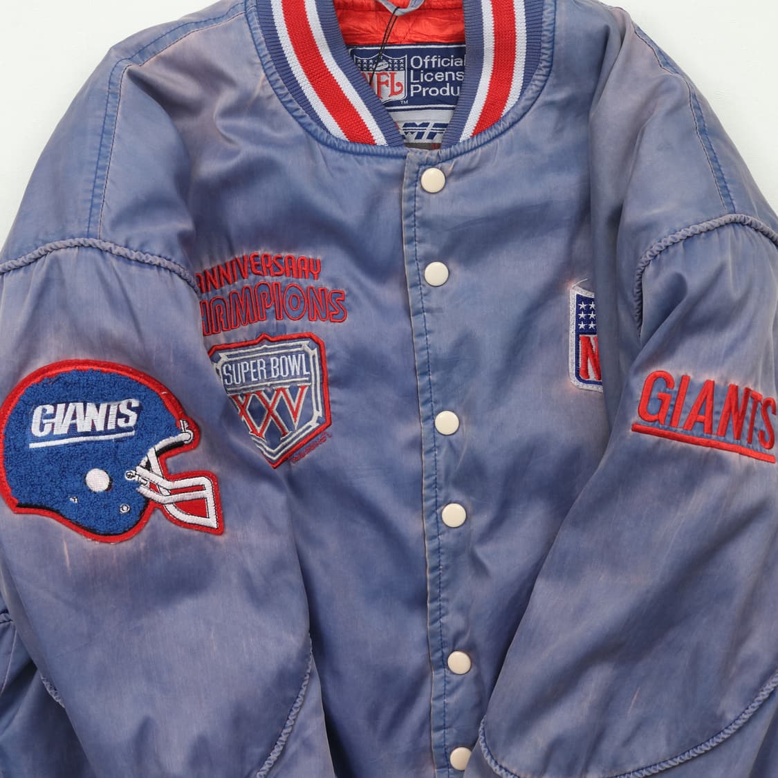80s NFL 자이언츠 올드스쿨 스타디움 자켓 XL A1129 상품이미지3