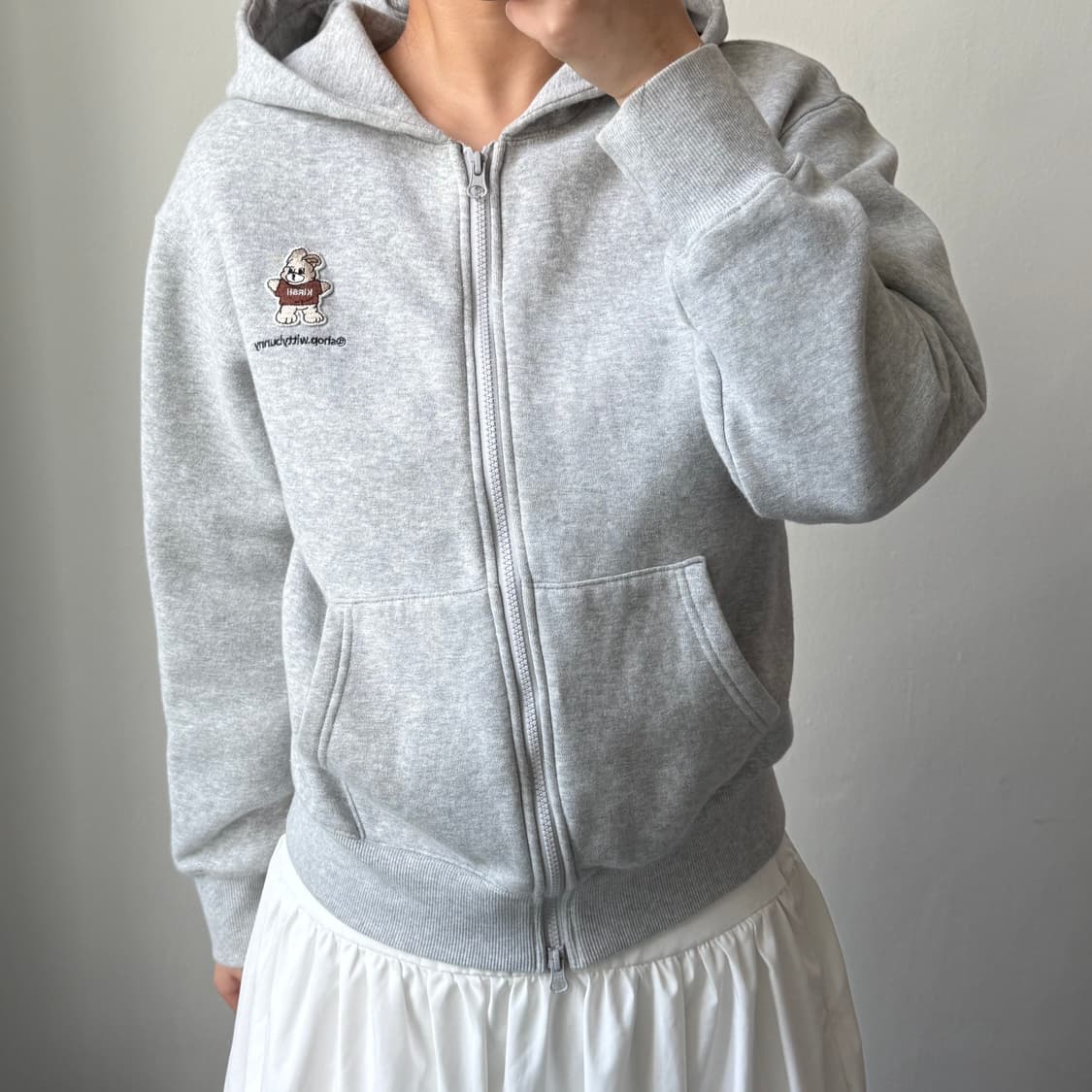 [1] 키르시 그레이 후드집업 상품이미지2