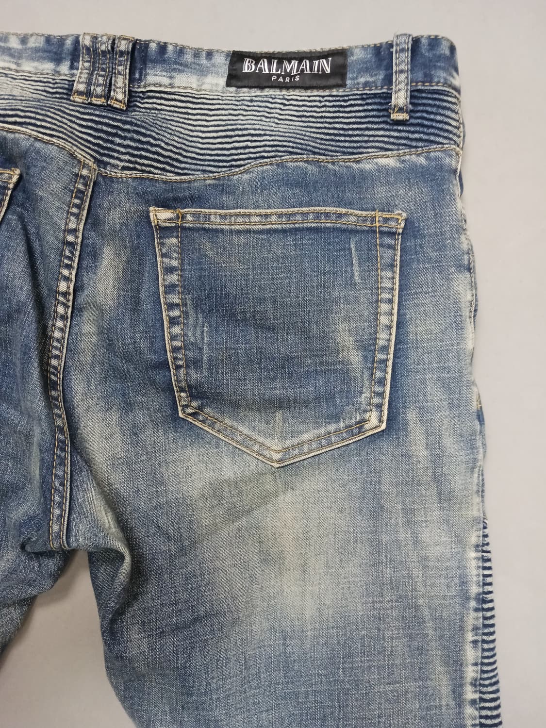 [36] 발망 진청워싱 바이커진 청바지 상품이미지9