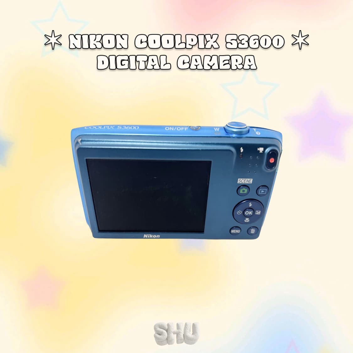 니콘 쿨픽스 S3600 빈티지 디카 블루 상품이미지8