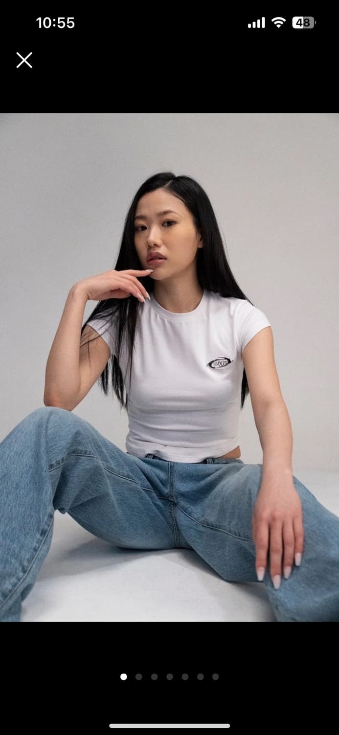 플리즈노팔로우 엠블럼 티셔츠 상품이미지1
