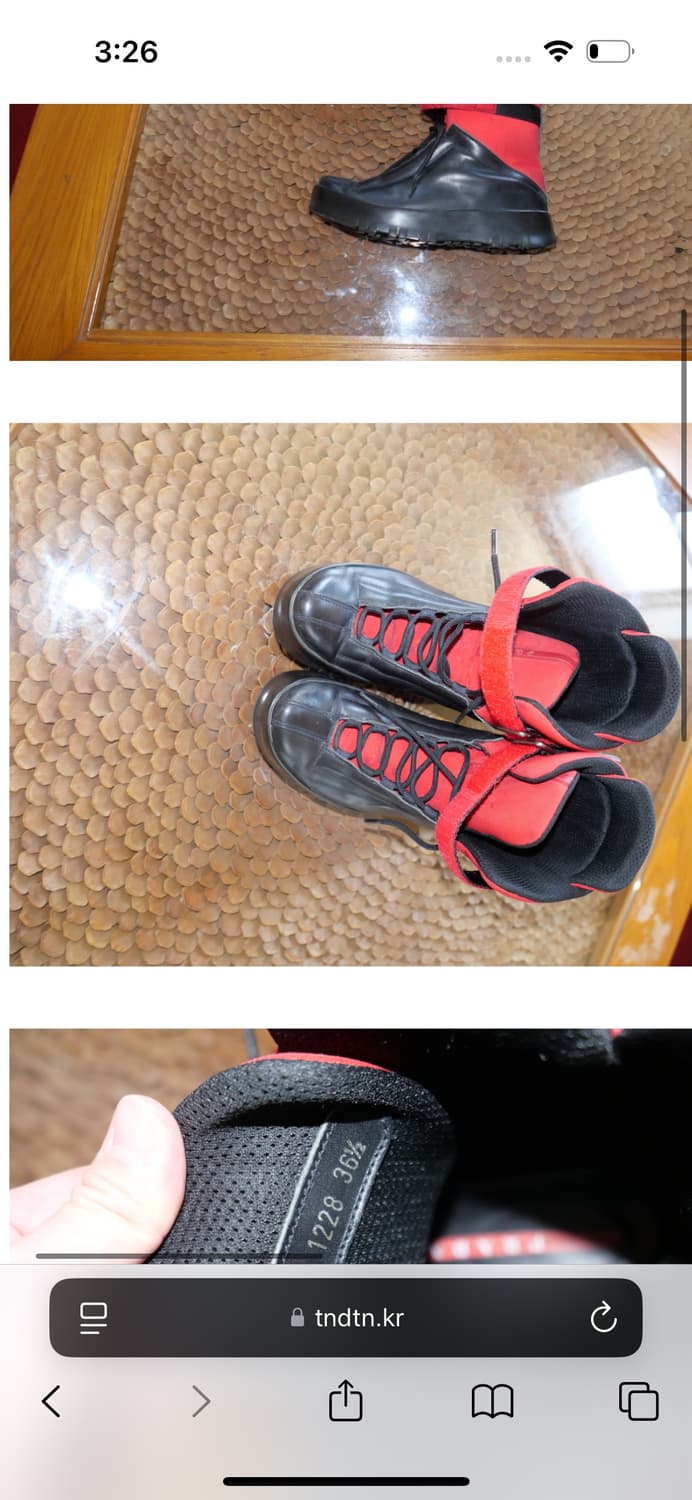 prada sport 2000s combat boots 상품이미지2