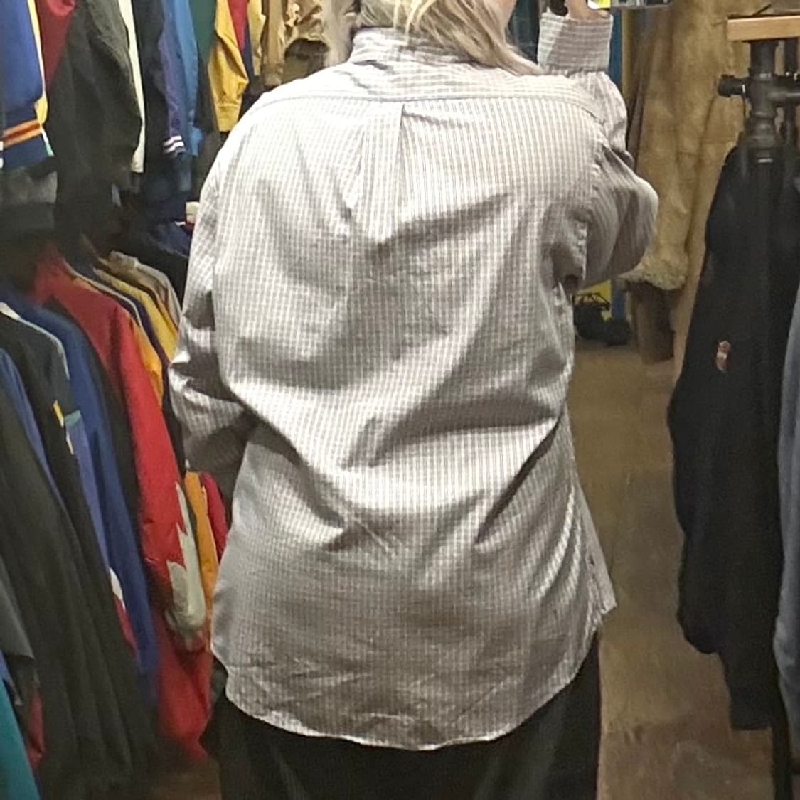 [HI] 폴로 랄프로렌 긴팔 셔츠 체크 그린오렌지 상품이미지5