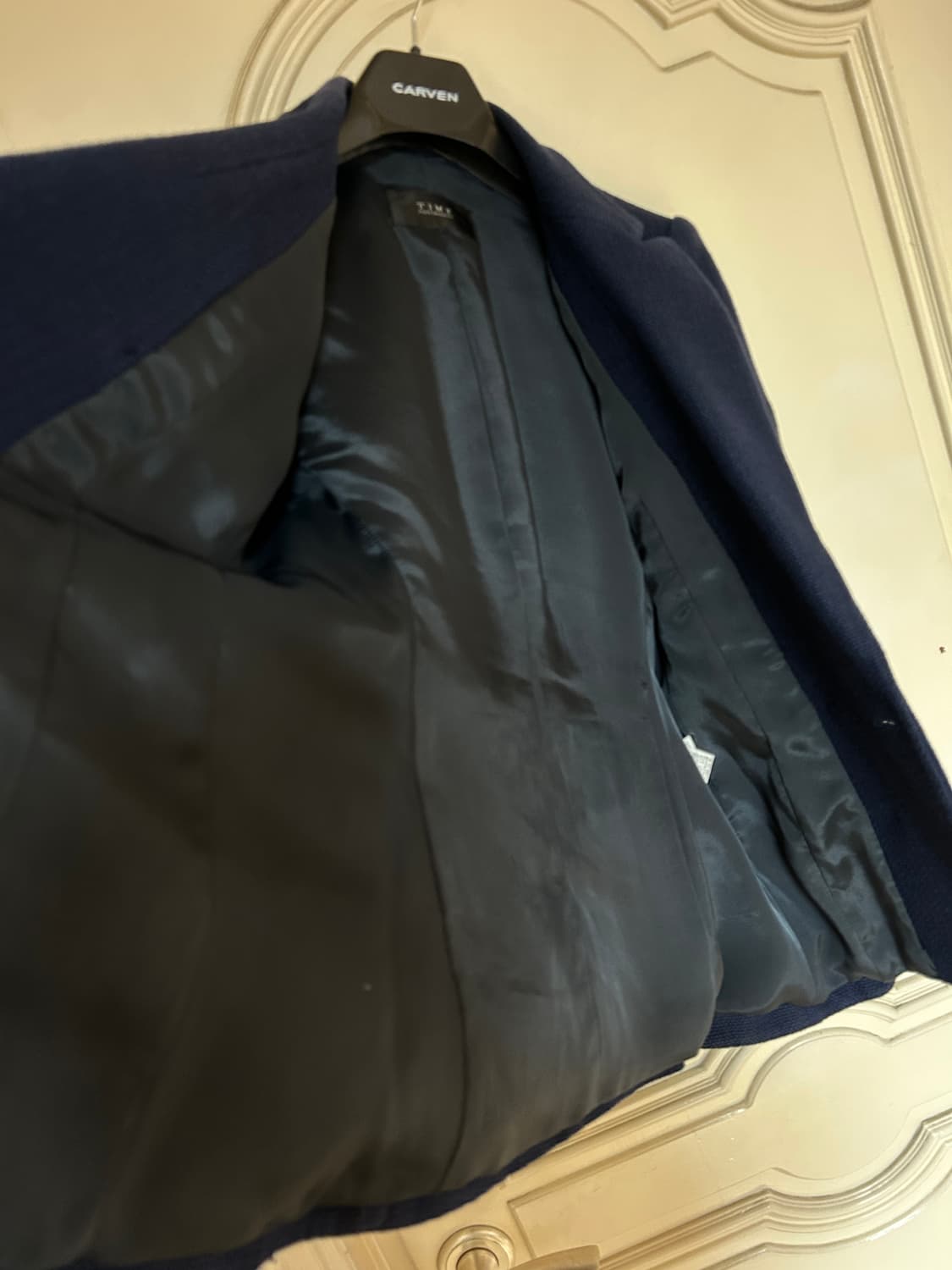 타임 네이비 니트 더블자켓 상품이미지6