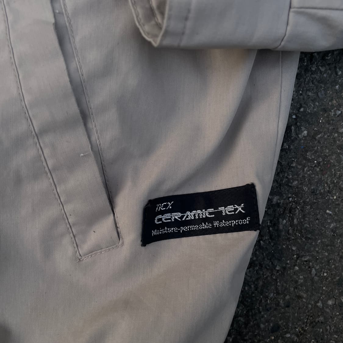 90s 삼나스포츠 나이키 아이보리 봄버자켓 블루종 올드스쿨 트랙자켓 XL 상품이미지3