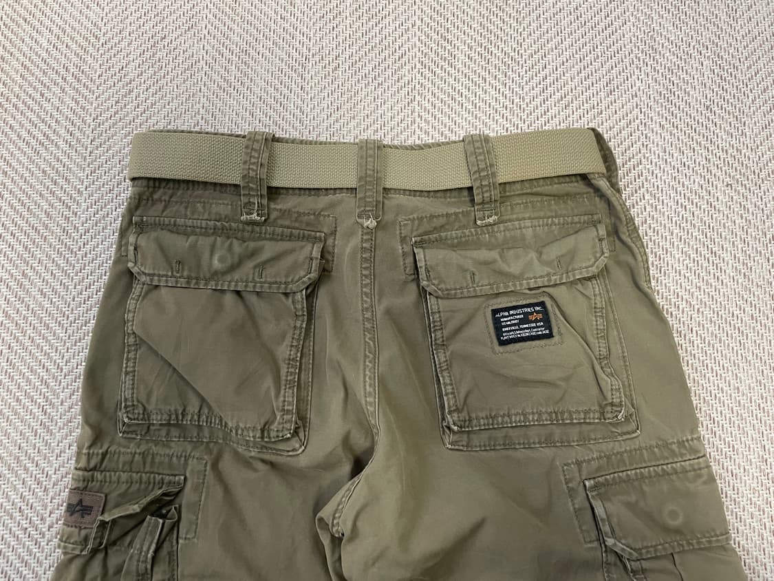 빈티지 골드 버클 밀리터리 벨트  J03700 상품이미지3