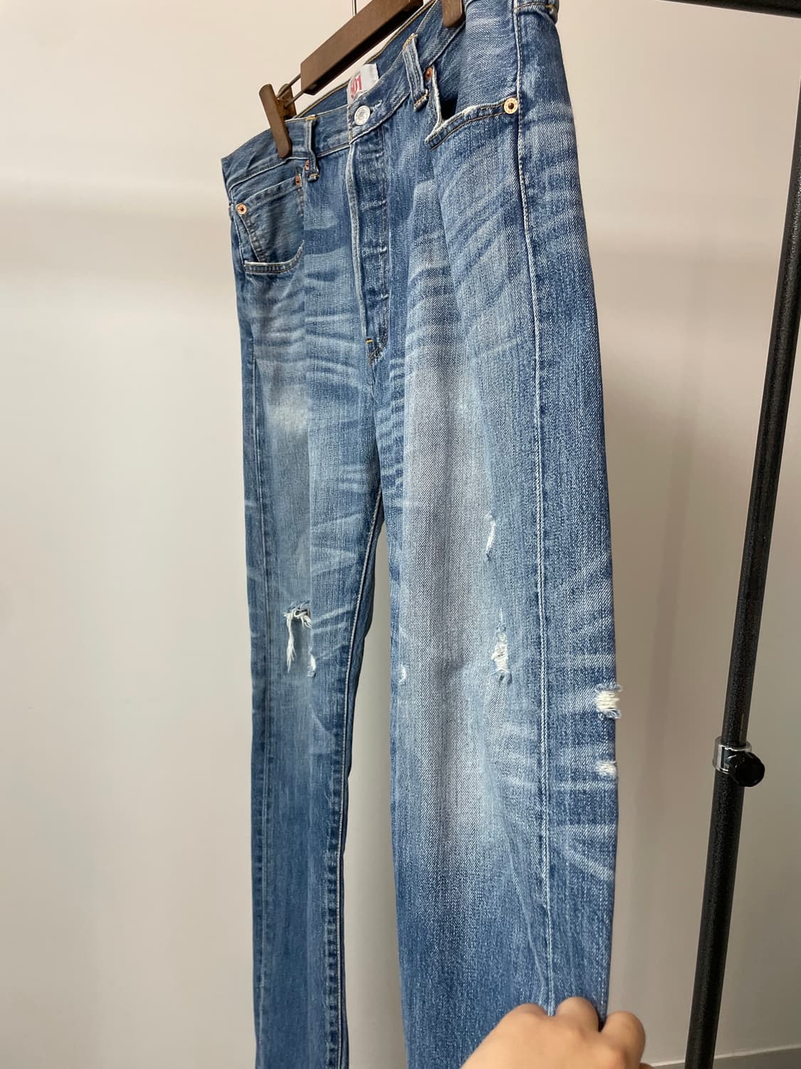 (36) Levis501 리바이스501 워싱 데님팬츠 상품이미지2