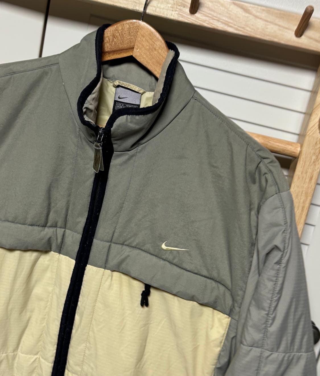 나이키 카키 올드스쿨 y2k 초경량 점퍼 자켓 상품이미지6