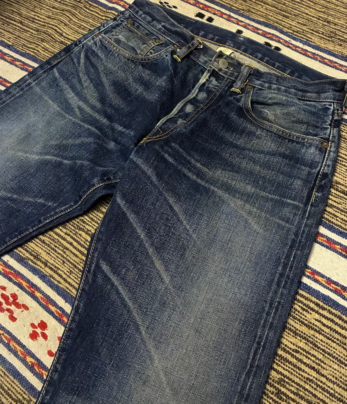 (32)RRL 더블알엘 슬림핏 캐니언 워싱 셀비지데님 청바지  상품이미지2