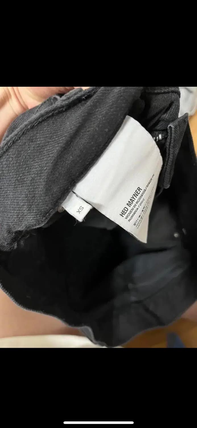 헤드메이너 블랙 플리츠 데님 상품이미지6