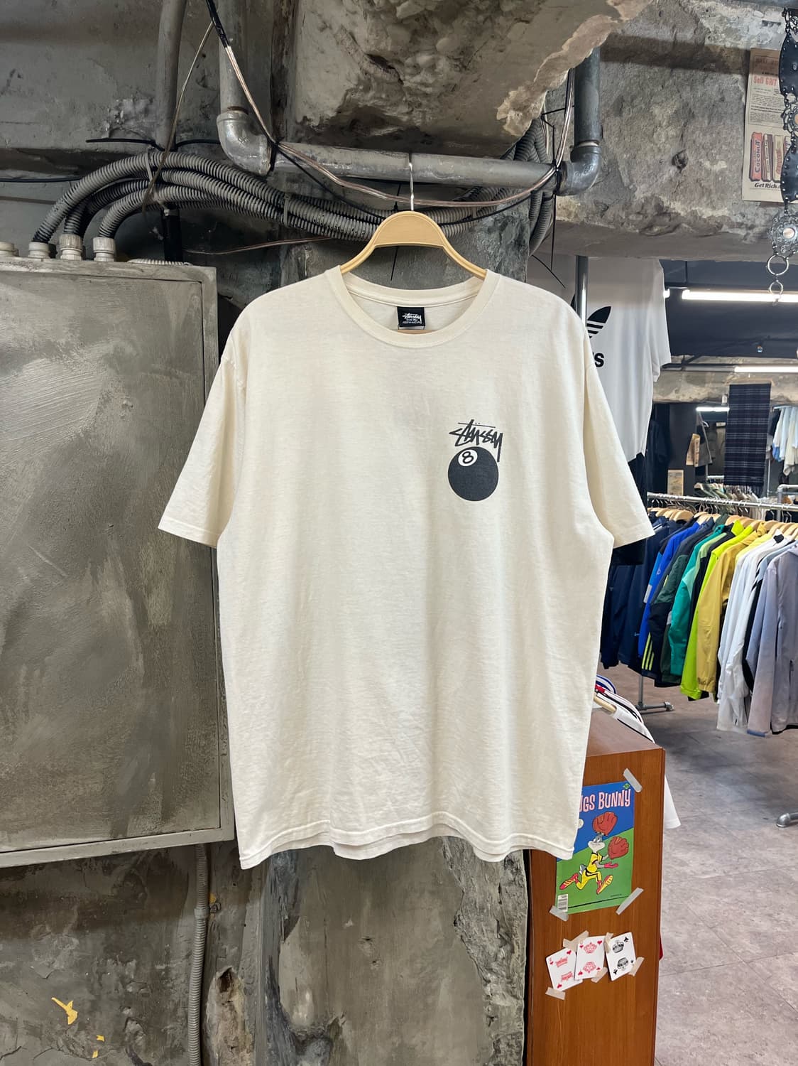 스투시 에잇볼 빅로고 반팔티 XL #csz2760  상품이미지2