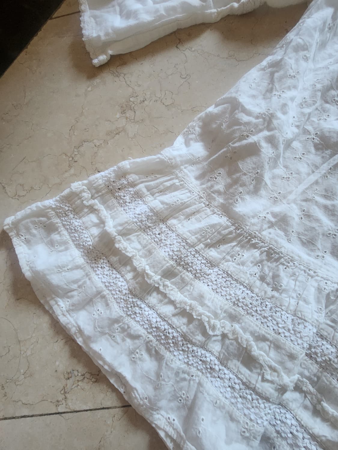 빈티지 모리걸 레이스 블라우스 상품이미지3