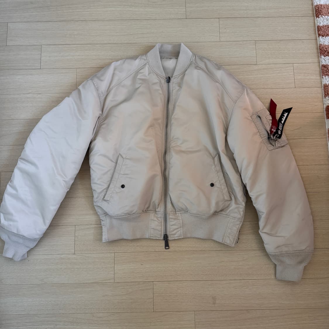 알파인더스트리 MA1 아이보리 M 상품이미지1