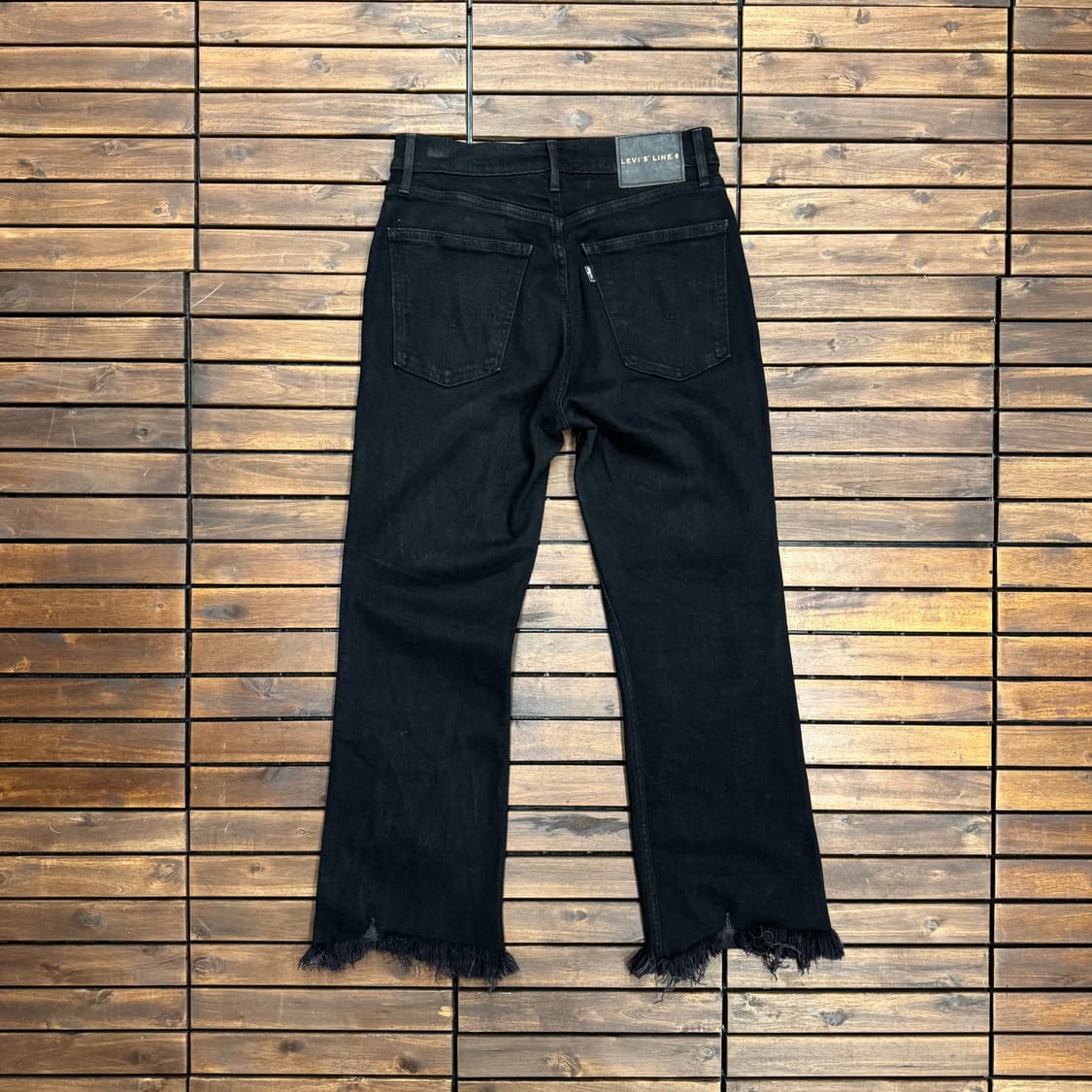 리바이스 라인8 웨스턴 부츠컷 블랙진 (28)  상품이미지4