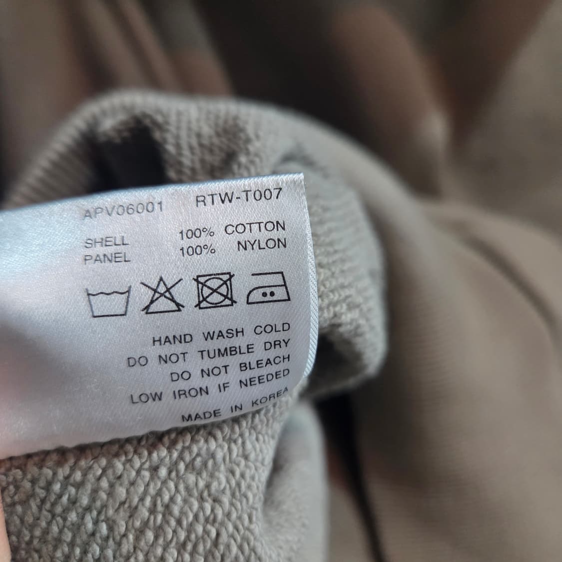 애프터프레이 후드집업L 라이트카키 상품이미지8