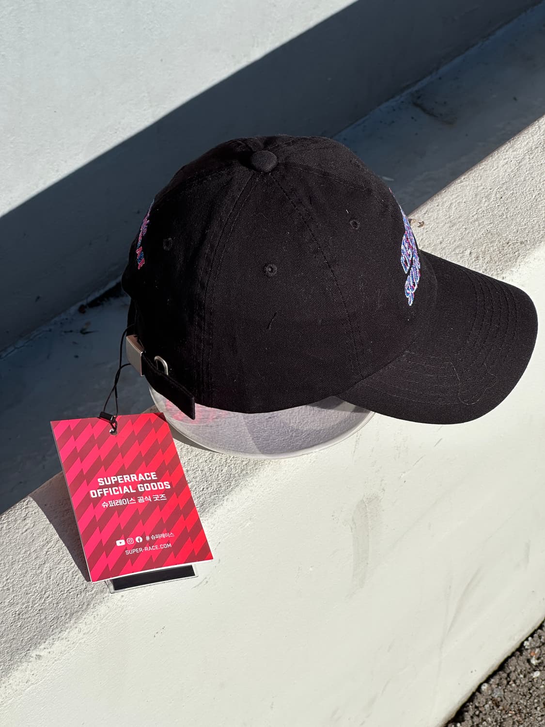 (새상품) [M-L] 슈퍼레이스 로고 볼캡 모자 상품이미지3