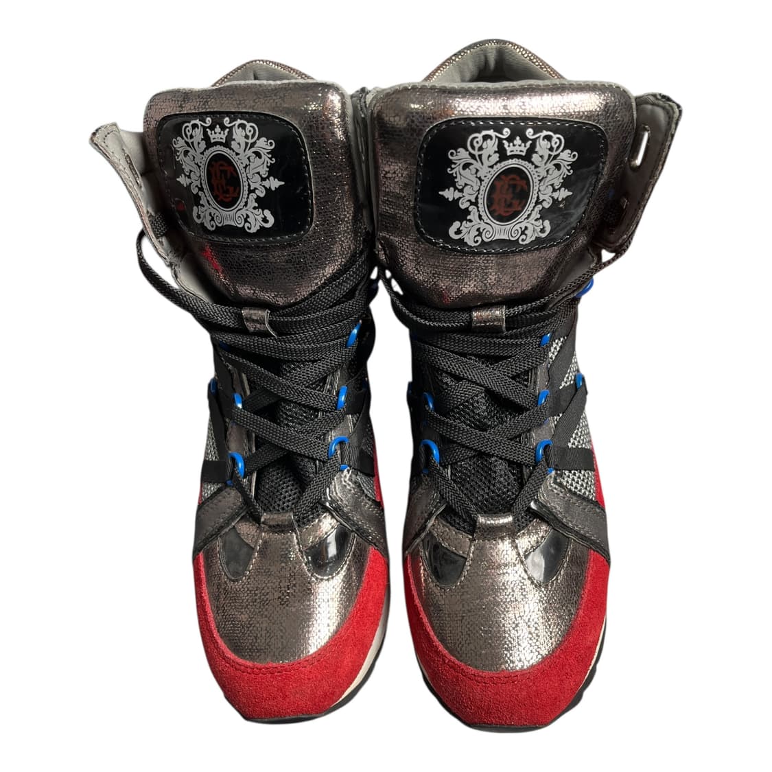 에고이스트 하이탑 스니커즈 레드 상품이미지1