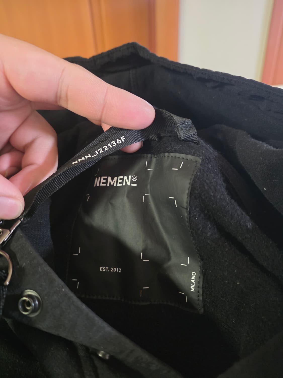 [L] NEMEN 네멘 아이콘 후드티 상품이미지7