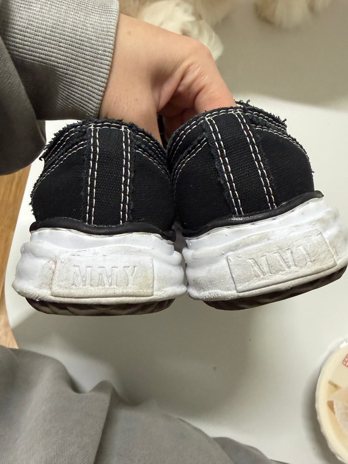 미하라 야스히로 피터슨 블랙 스니커즈 37 상품이미지3