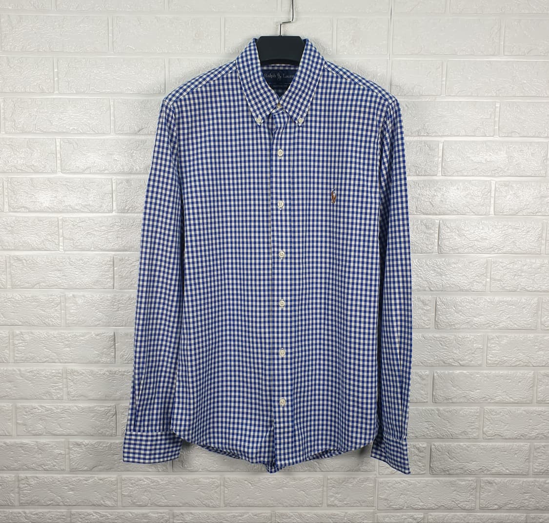 [95]랄프로렌 블루 깅엄 체크 셔츠 상품이미지2