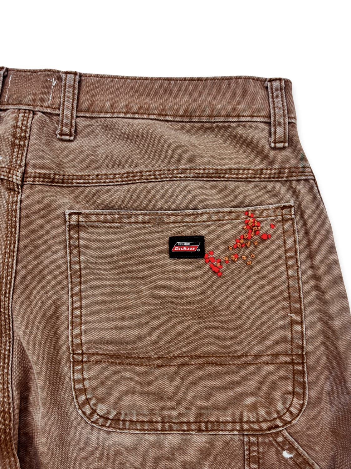 Vtg Dickies Sashiko Distressed 버뮤다 상품이미지6