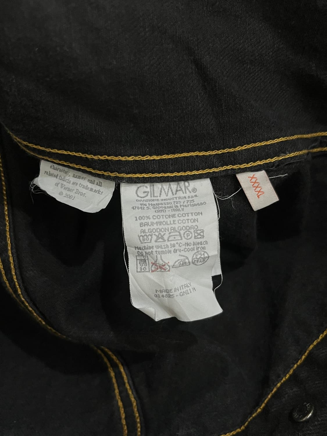 90s ITALY DONALD DUCK DENIM JACKET 상품이미지10