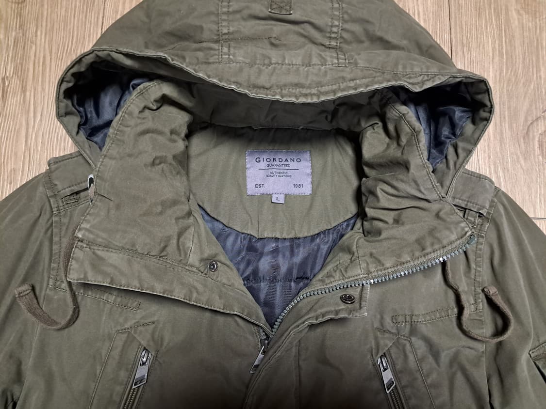 지오다노 패딩 파카 남성100  상품이미지5