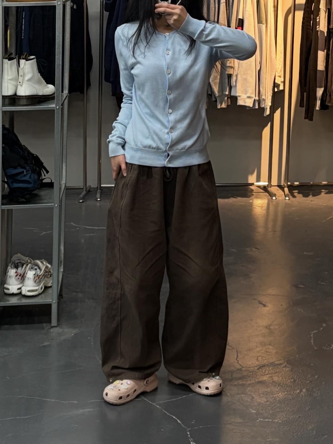 폴로랄프로렌 스포츠 파우더블루 피마코튼 블렌드가디건 A2450 상품이미지1