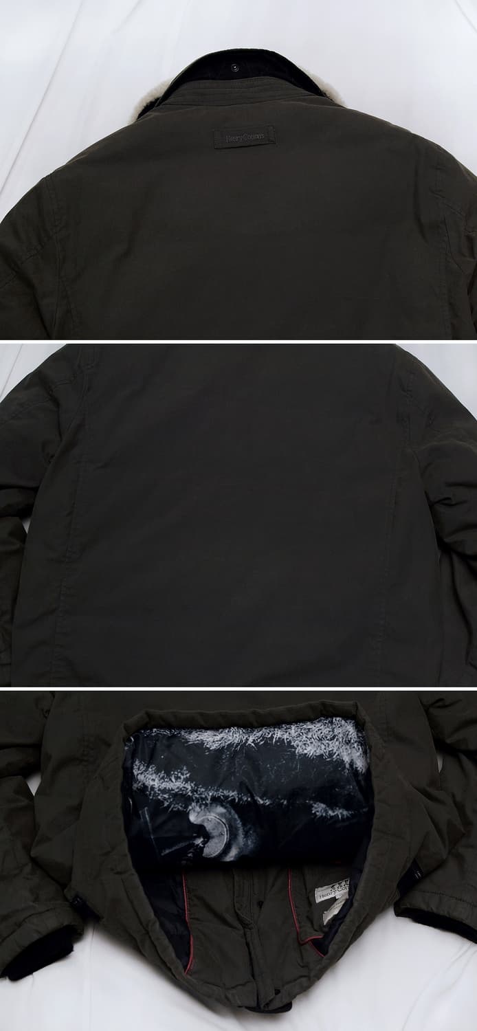 헨리코튼 스핏파이어 양털카라 구스다운 패딩 봄버 (95-100) 상품이미지5