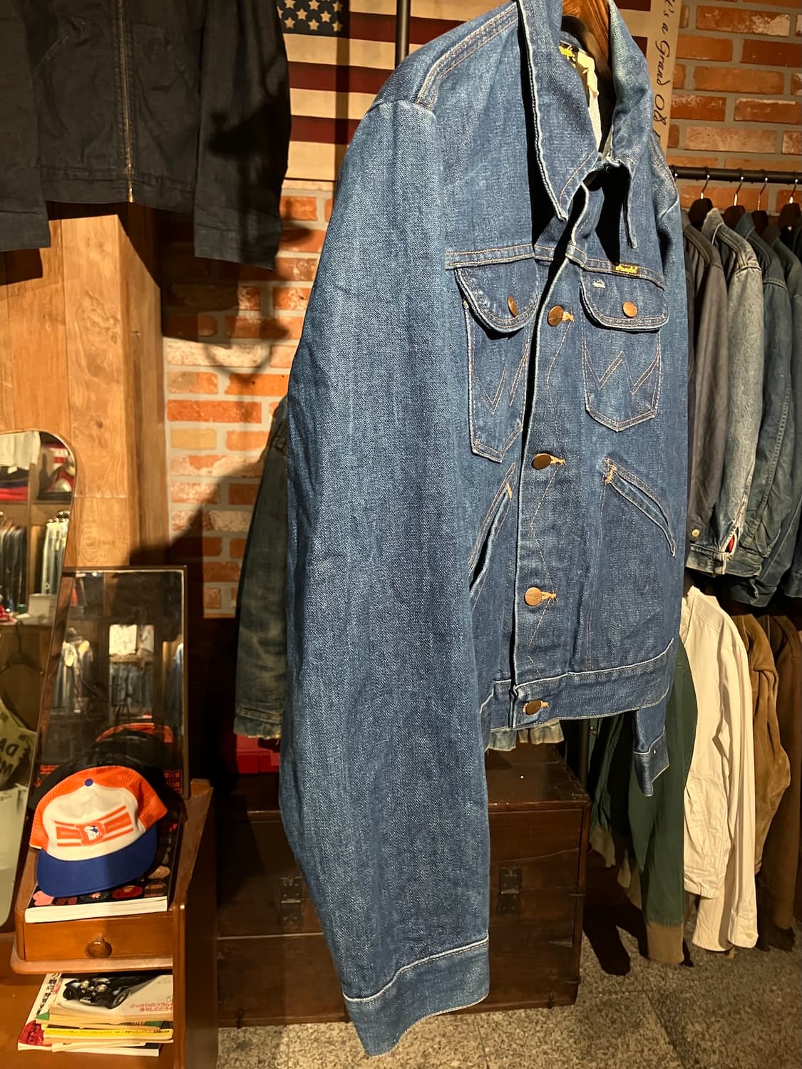80s USA 빈티지 랭글러 126MJ 데님 자켓 상품이미지4