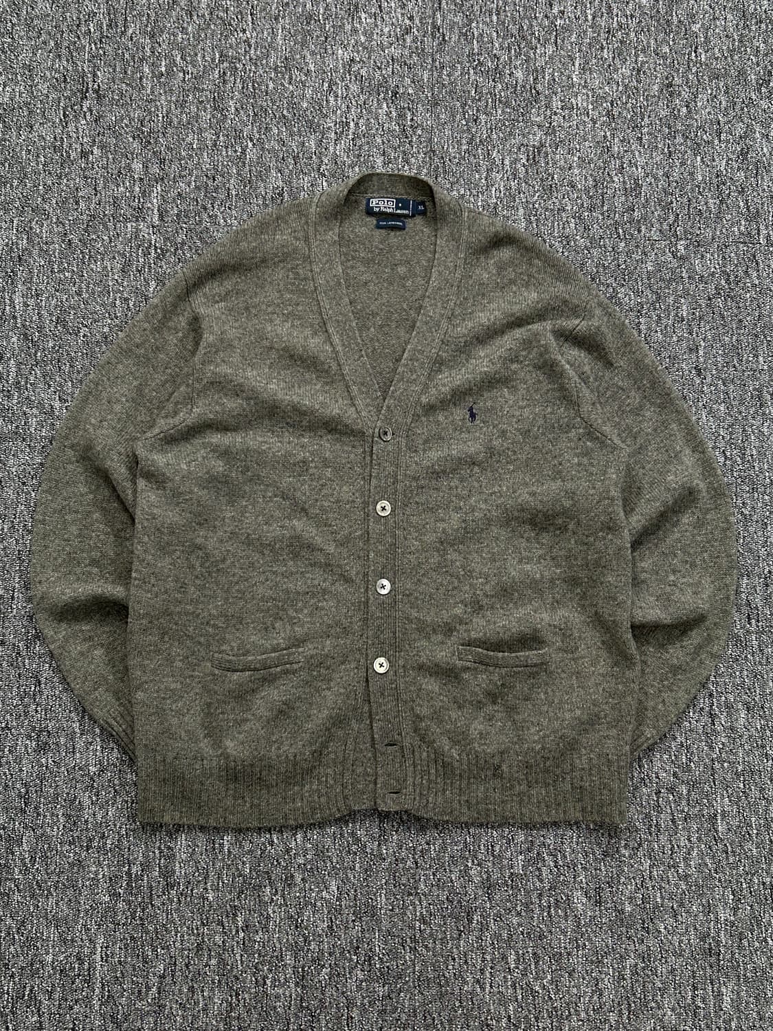 폴로 랄프로렌 포니 램스울 니트 가디건 XL  상품이미지3