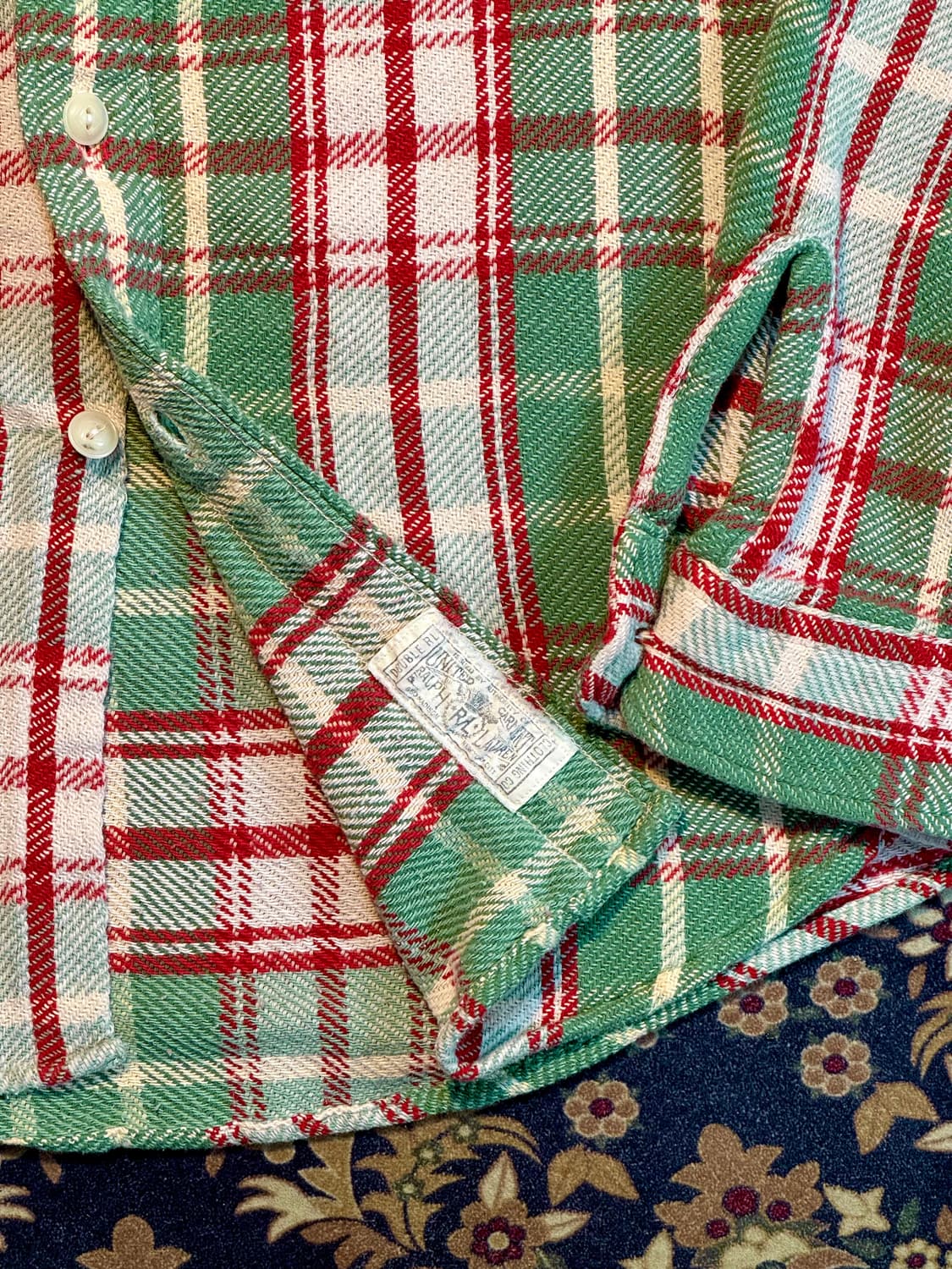 더블알엘 플란넬 텍스쳐 워크셔츠 상품이미지5