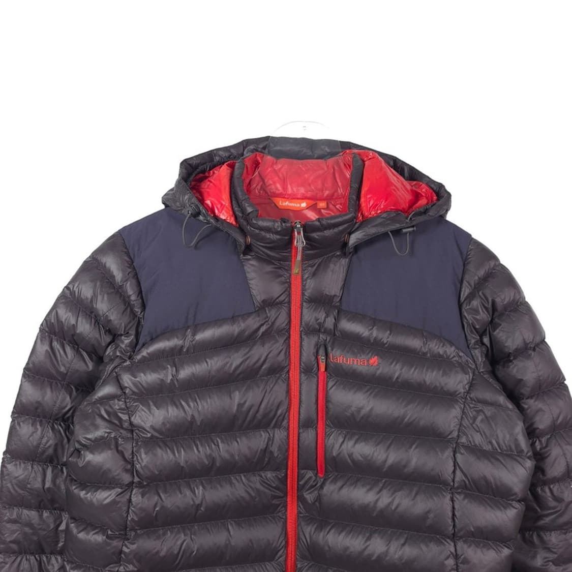 라푸마 블랙 레드 배색 다운 패딩 L 상품이미지3