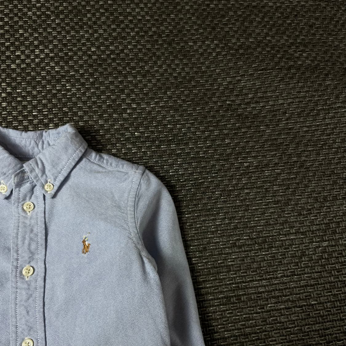 폴로랄프로렌 베이비 스카이블루 긴팔 셔츠 12M 상품이미지3