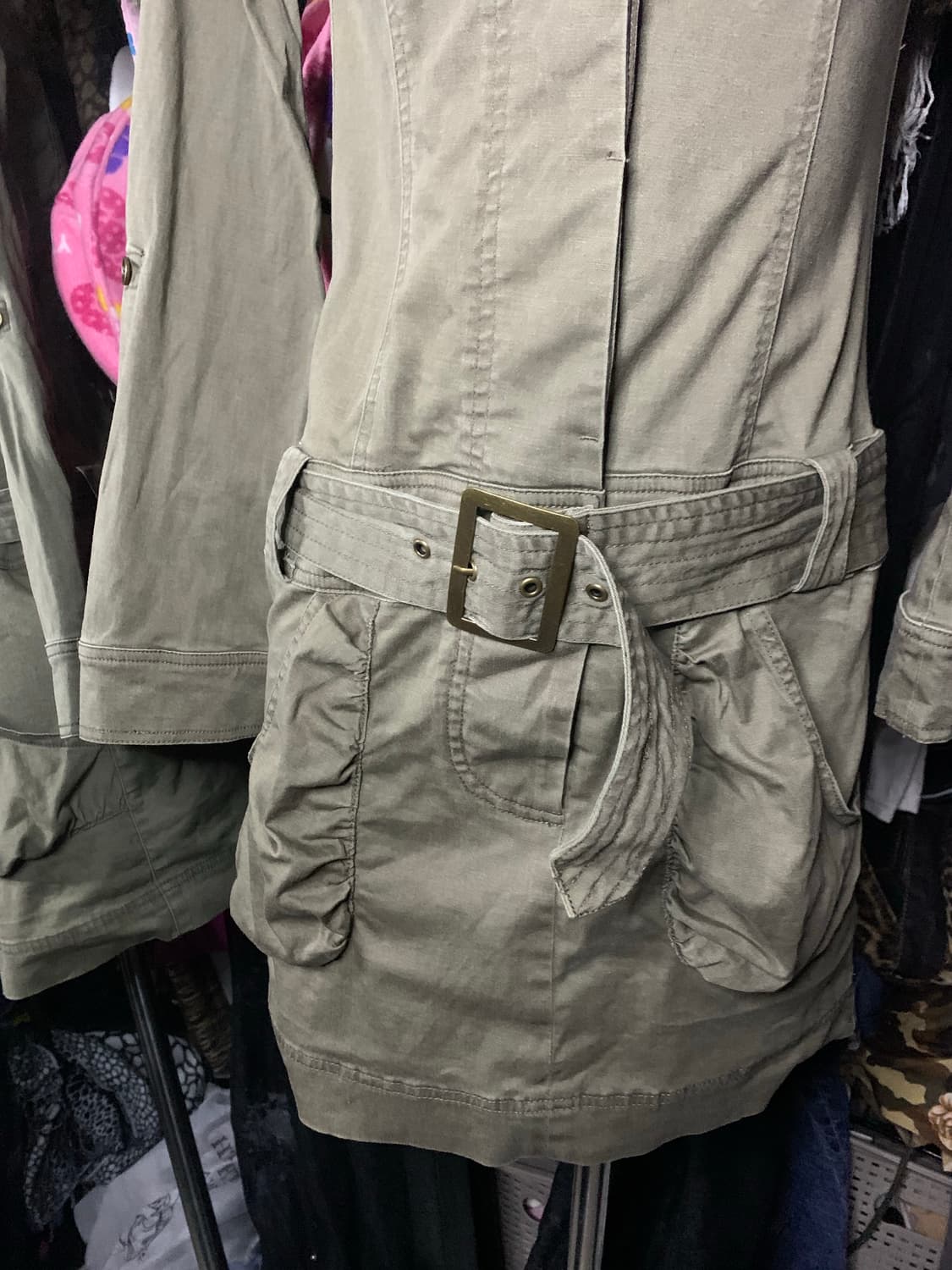 y2k 카고 그런지 버클 원피스 상품이미지3