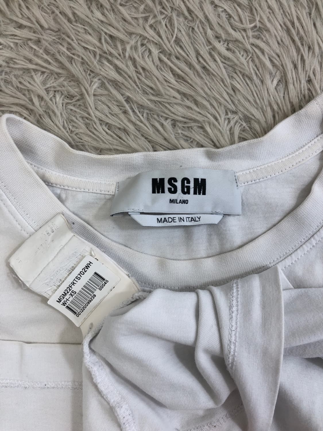 MSGM 크롭 반팔 티셔츠/2179 상품이미지5