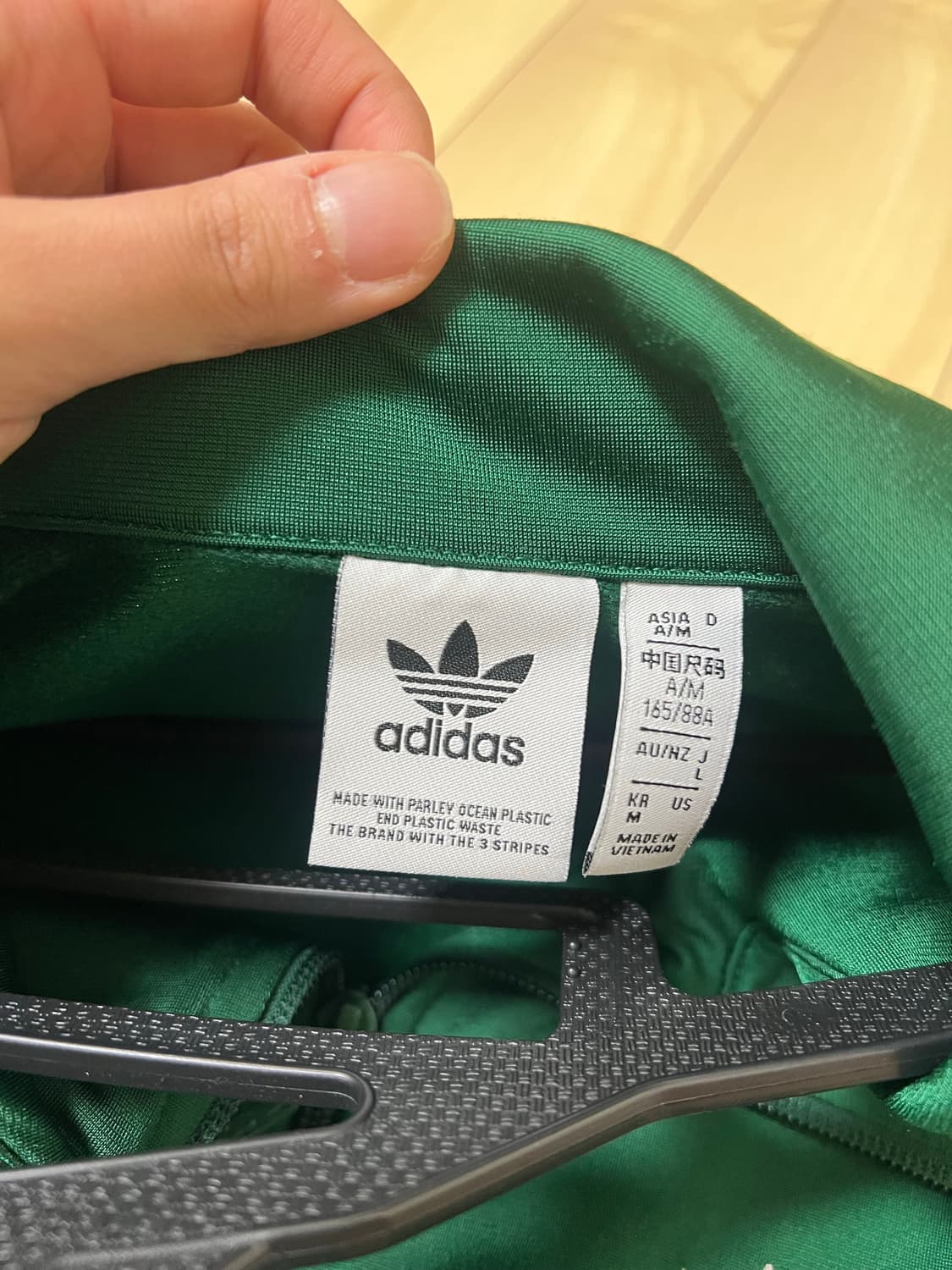 아디다스 파이어버드 크롭 져지 그린  상품이미지2