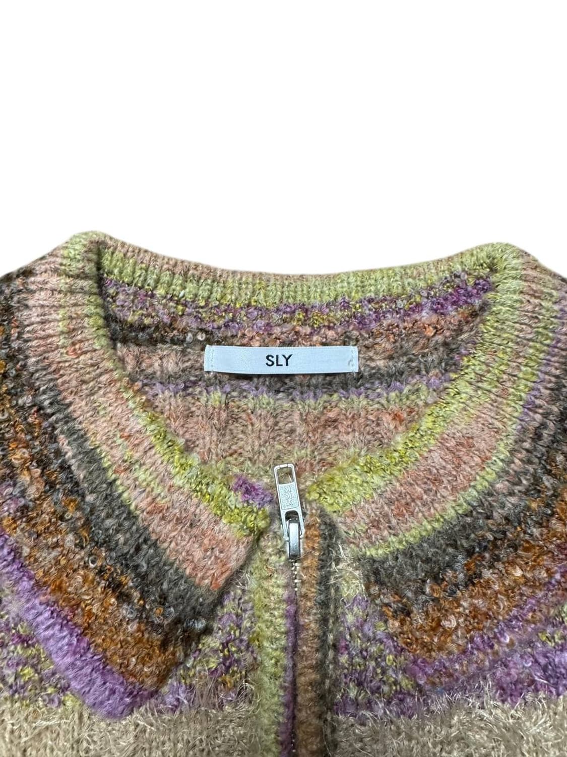 SLY 지퍼업 니트 스웨터 (W) 상품이미지2